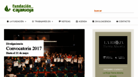 What Cajarioja.es website looked like in 2017 (6 years ago)
