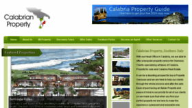 What Calabrian-property.com website looked like in 2017 (6 years ago)