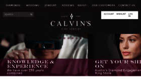 What Calvinsjewelry.com website looked like in 2017 (6 years ago)