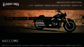 What Classiciron.com website looked like in 2017 (8 years ago)