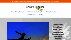 What Caringonline.com website looked like in 2017 (6 years ago)