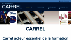 What Carrel.fr website looked like in 2017 (6 years ago)