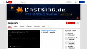What Caseking.tv website looked like in 2017 (6 years ago)