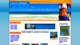 What Cattolicahotel.net website looked like in 2017 (6 years ago)