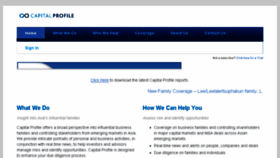 What Capitalprofile.com website looked like in 2017 (7 years ago)