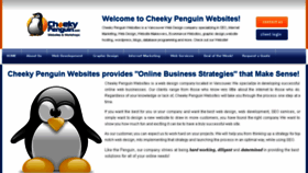 What Cheekypenguin.com website looked like in 2017 (6 years ago)