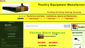 What Chickenshack.co.za website looked like in 2017 (6 years ago)