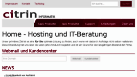 What Citrin.ch website looked like in 2017 (6 years ago)