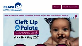 What Clapa.com website looked like in 2017 (6 years ago)