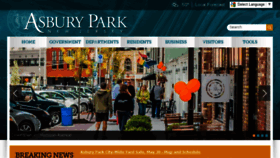 What Cityofasburypark.com website looked like in 2017 (6 years ago)