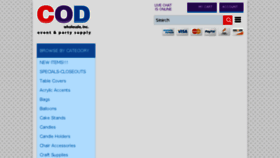What Codwholesale.com website looked like in 2017 (6 years ago)