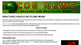 What Cognews.com website looked like in 2017 (7 years ago)