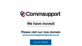 What Commsupport.co.uk website looked like in 2017 (6 years ago)
