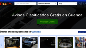 What Cuenca.doplim.ec website looked like in 2017 (6 years ago)
