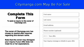 What Citymanga.com website looked like in 2017 (6 years ago)