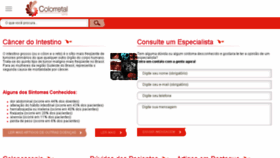 What Colorretal.com.br website looked like in 2017 (7 years ago)