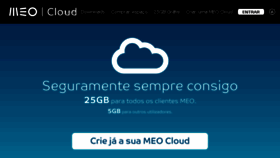 What Cloudpt.pt website looked like in 2017 (6 years ago)
