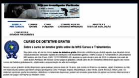 What Cursodedetetivegratis.com.br website looked like in 2017 (6 years ago)