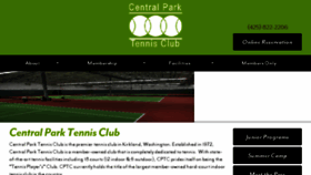What Centralparktennisclub.com website looked like in 2017 (6 years ago)
