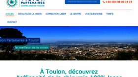 What Chirurgie-yeux-toulon.fr website looked like in 2017 (7 years ago)