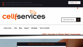 What Cellfservices.com website looked like in 2017 (6 years ago)