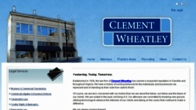 What Clementwheatley.com website looked like in 2017 (7 years ago)