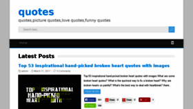 What Catchquotes.com website looked like in 2017 (7 years ago)