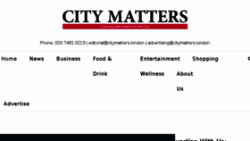 What Citymatters.london website looked like in 2017 (6 years ago)