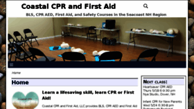 What Coastalcpr.com website looked like in 2017 (6 years ago)