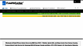 What Cloudunlocker.com website looked like in 2017 (6 years ago)