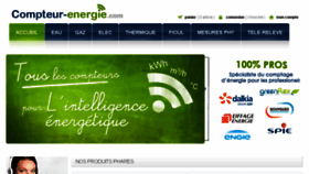 What Compteur-energie.com website looked like in 2017 (6 years ago)