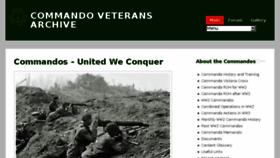 What Commandoveterans.org website looked like in 2017 (6 years ago)