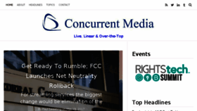What Concurrentmedia.com website looked like in 2017 (6 years ago)