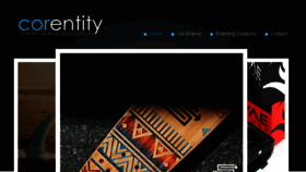 What Corentity.com website looked like in 2017 (6 years ago)