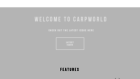 What Carpworldmagazine.com website looked like in 2017 (6 years ago)