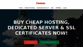 What Cenmax.in website looked like in 2017 (6 years ago)