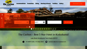 What Carlton-kodaikanal.com website looked like in 2017 (6 years ago)