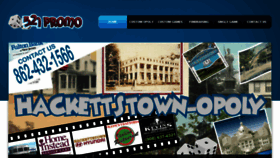 What Custommonopolygame.com website looked like in 2017 (6 years ago)
