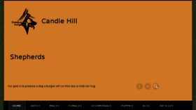 What Candlehillshepherds.com website looked like in 2017 (7 years ago)