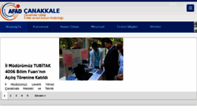 What Canakkale.afad.gov.tr website looked like in 2017 (7 years ago)