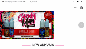 What Candymanvapes.com website looked like in 2017 (6 years ago)
