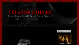 What Crimsonkimono.com website looked like in 2017 (7 years ago)