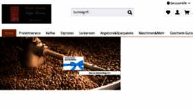 What Caffeeversand.de website looked like in 2017 (6 years ago)
