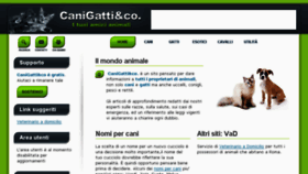What Canigattieco.com website looked like in 2017 (6 years ago)