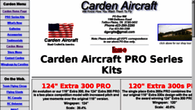 What Carden-aircraft.com website looked like in 2017 (6 years ago)