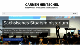 What Carmen-hentschel.de website looked like in 2017 (6 years ago)
