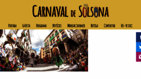 What Carnavalsolsona.com website looked like in 2017 (6 years ago)