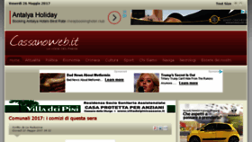 What Cassanoweb.it website looked like in 2017 (6 years ago)