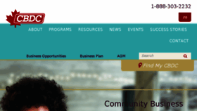 What Cbdc.ca website looked like in 2017 (6 years ago)