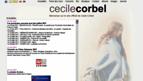 What Cecile-corbel.com website looked like in 2017 (6 years ago)
